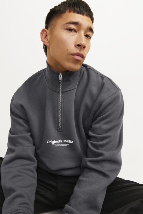 Jack & Jones jorvesterbro sweat quarter zip hn n